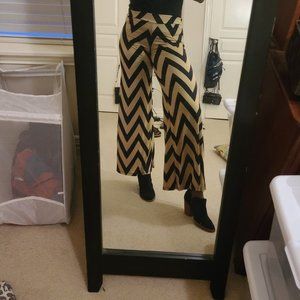 Chevron Flare Pants